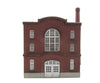 Walthers Cornerstone 3214 Northern Light & Power Powerhouse -- Kit - 6-5/8 X 4-1/8’ 17 10.5Cm