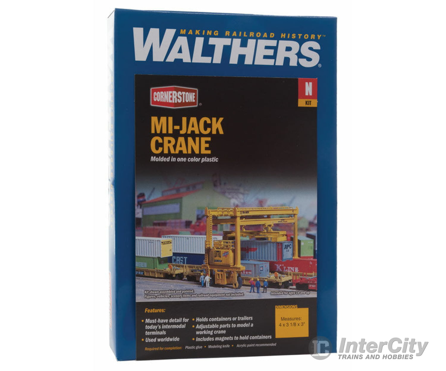 Walthers Cornerstone 3222 Mi - Jack Translift(R) Intermodal Crane - - Kit - 4 X 3 - 1/8 3’ 10.1