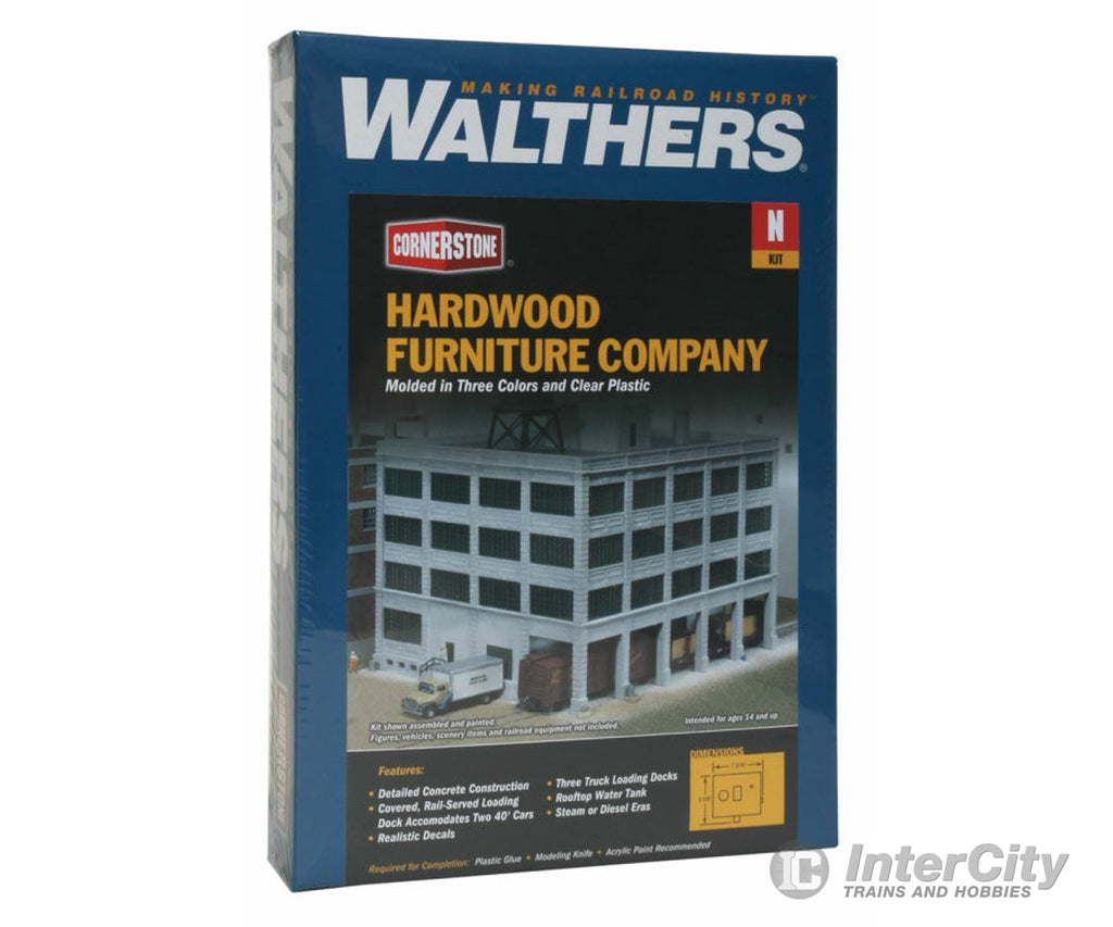 Walthers Cornerstone 3232 Hardwood Furniture Company -- Kit - 6-3/8 X 7-3/16’ 15.9 17.9Cm Structures