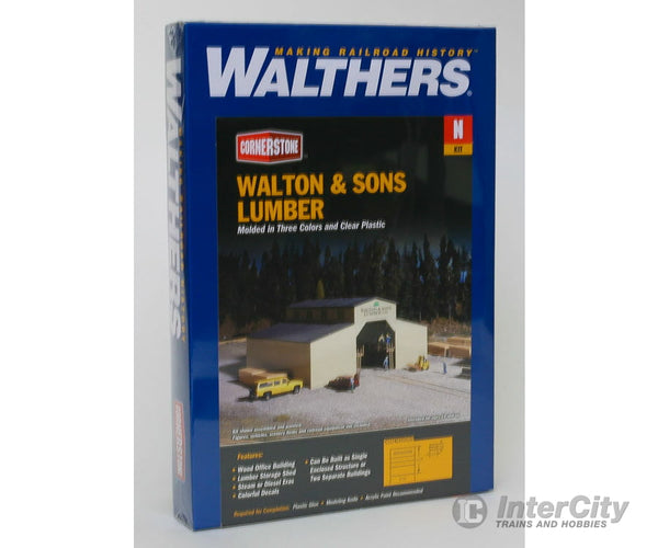 Walthers Cornerstone 3235 Walton & Sons Lumber -- Kit Structures