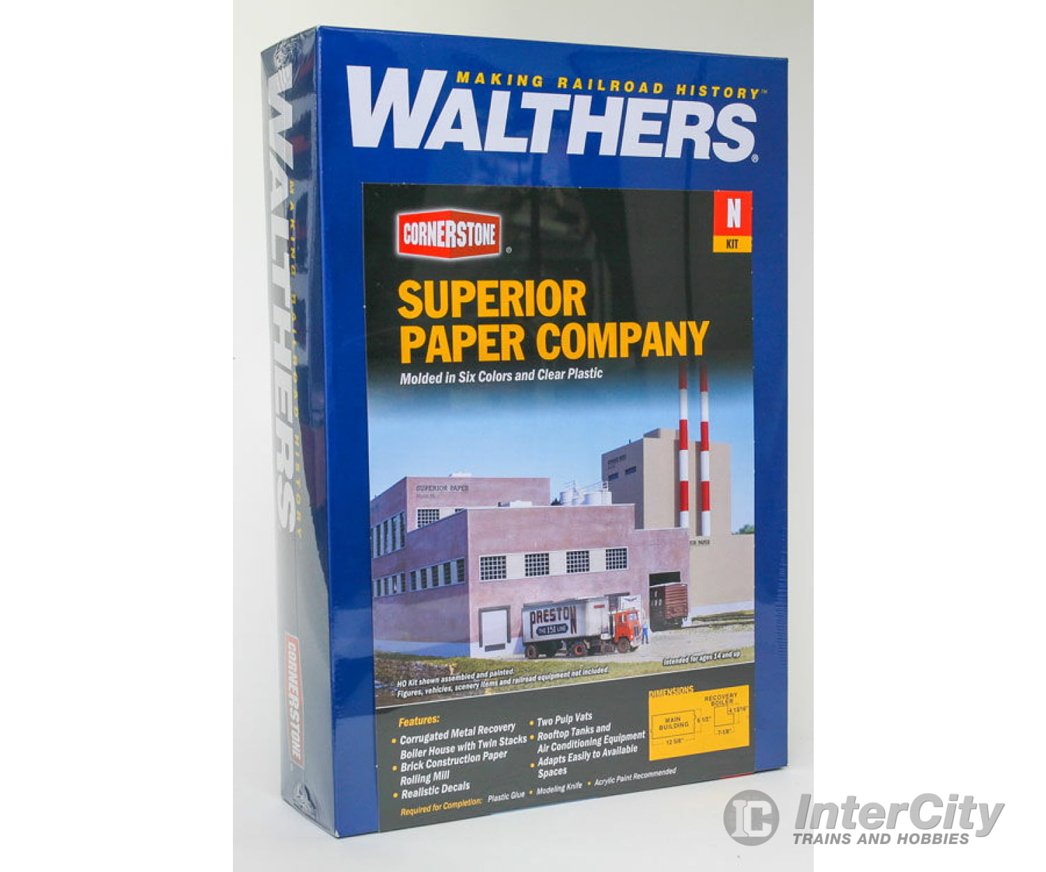 Walthers Cornerstone 3237 Superior Paper Company -- Kit Structures