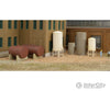 Walthers Cornerstone 3265 Storage Tanks -- Kit Pkg(6) Scenery Details