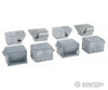 Walthers Cornerstone 3269 Hvac Units -- Kit - 4 Each Of 2 Styles Rooftop Air Conditioners Scenery