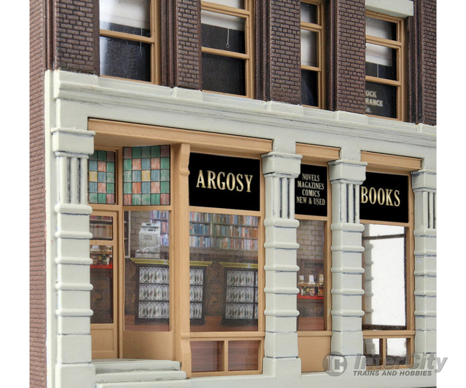 Walthers Cornerstone 3466 Argosy Booksellers -- Kit - 4-3/4 X 8-1/2 7-1/4’ 12 21.5 18Cm Structures