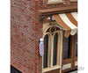 Walthers Cornerstone 3471 Vic’s Barber Shop -- Kit - 2-1/2 X 3-1/2 3-3/8’ 6.4 8.9 8.6Cm Structures