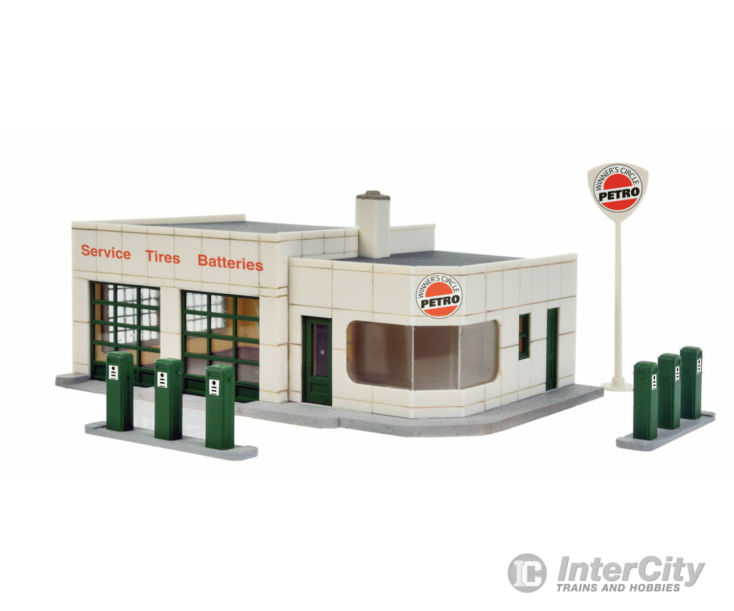 Walthers Cornerstone 3479 Winner’s Circle Petro -- Kit - 4 X 6 2-1/16’ 10 15 5.8Cm Structures