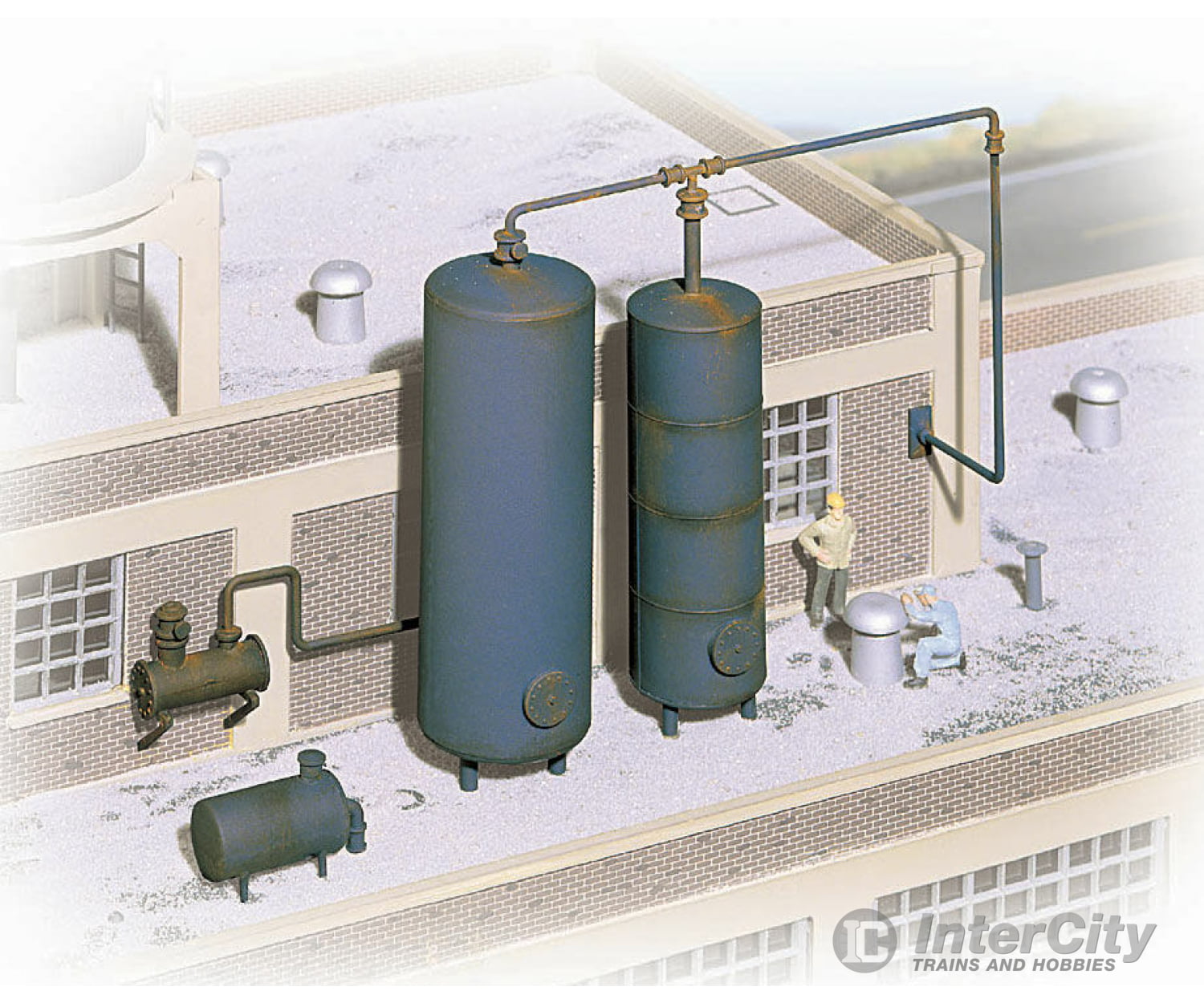 Walthers Cornerstone 3514 Industrial Storage Tanks Scenery Details