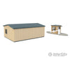 Walthers Cornerstone 3517 Office & Guard Shack -- Kit - Office: 4-1/8 X 3 1-1/2’ 10.5 7.6 3.8Cm