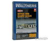 Walthers Cornerstone 3517 Office & Guard Shack -- Kit - Office: 4-1/8 X 3 1-1/2’ 10.5 7.6 3.8Cm