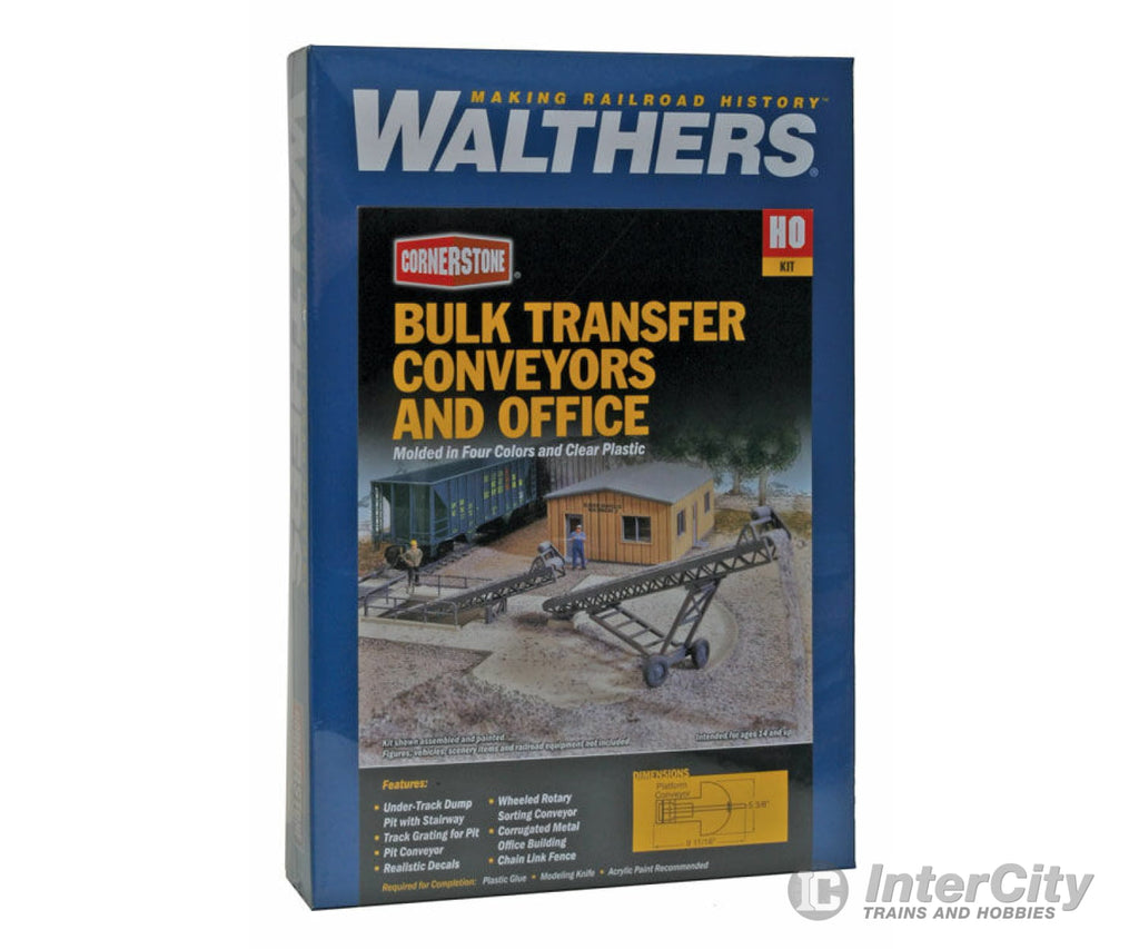 Walthers Cornerstone 3519 Bulk Transfer Conveyor Pkg(2) -- Kit - Conveyor: 9-11/16 X 5-3/8’ 24.6