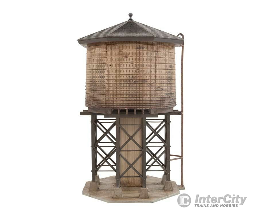 Walthers Cornerstone 3531 Wood Water Tank -- Kit - 3-1/2 X 3-7/8 6-5/8’ 8.7 9.6 16.5Cm Structures