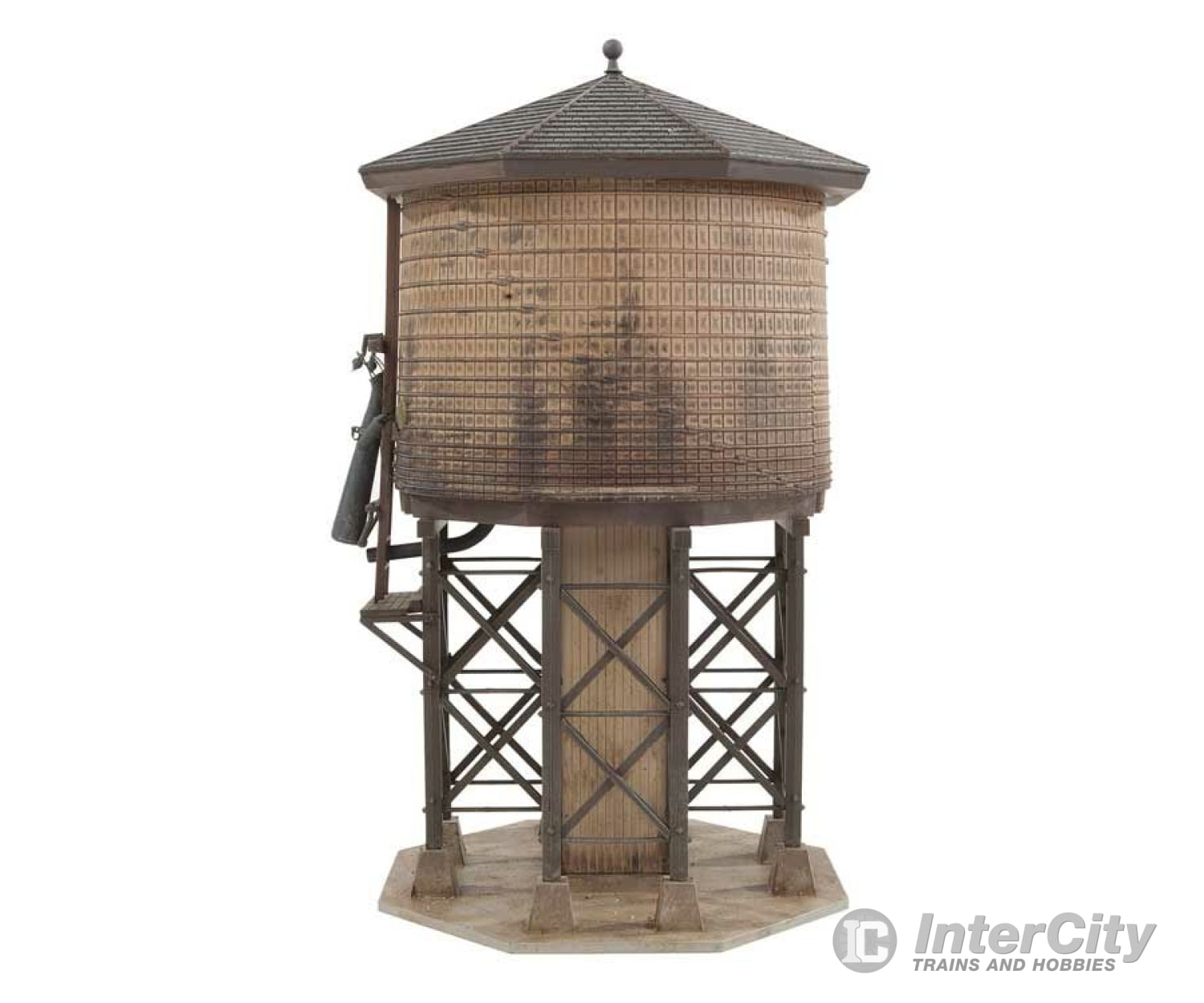 Walthers Cornerstone 3531 Wood Water Tank -- Kit - 3-1/2 X 3-7/8 6-5/8’ 8.7 9.6 16.5Cm Structures