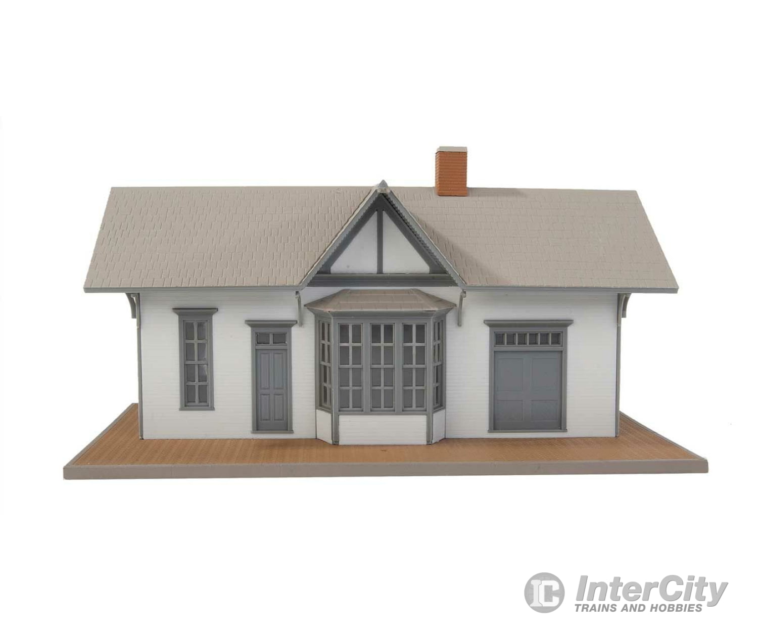 Walthers Cornerstone 3532 Golden Valley Depot -- Kit - 6-1/2 X 3-3/8 4’ 16.2 8.4 10Cm Structures