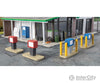 Walthers Cornerstone 3545 Gas Station Details -- Kit Scenery