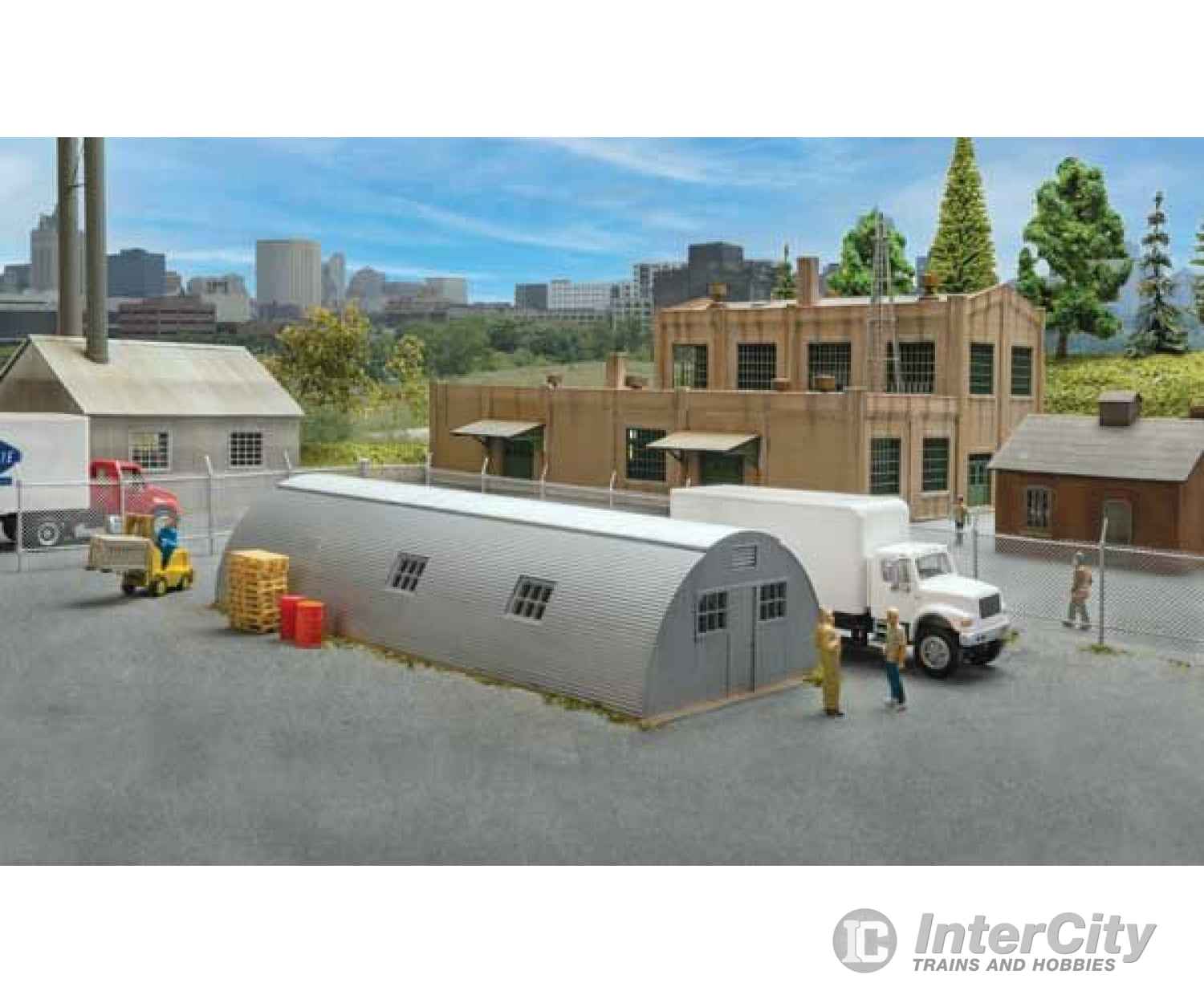 Walthers Cornerstone 3560 Quonset Hut -- Kit - 6-9/16 X 2-3/4 1-1/2’ 16.6 6.9 3.8Cm Structures