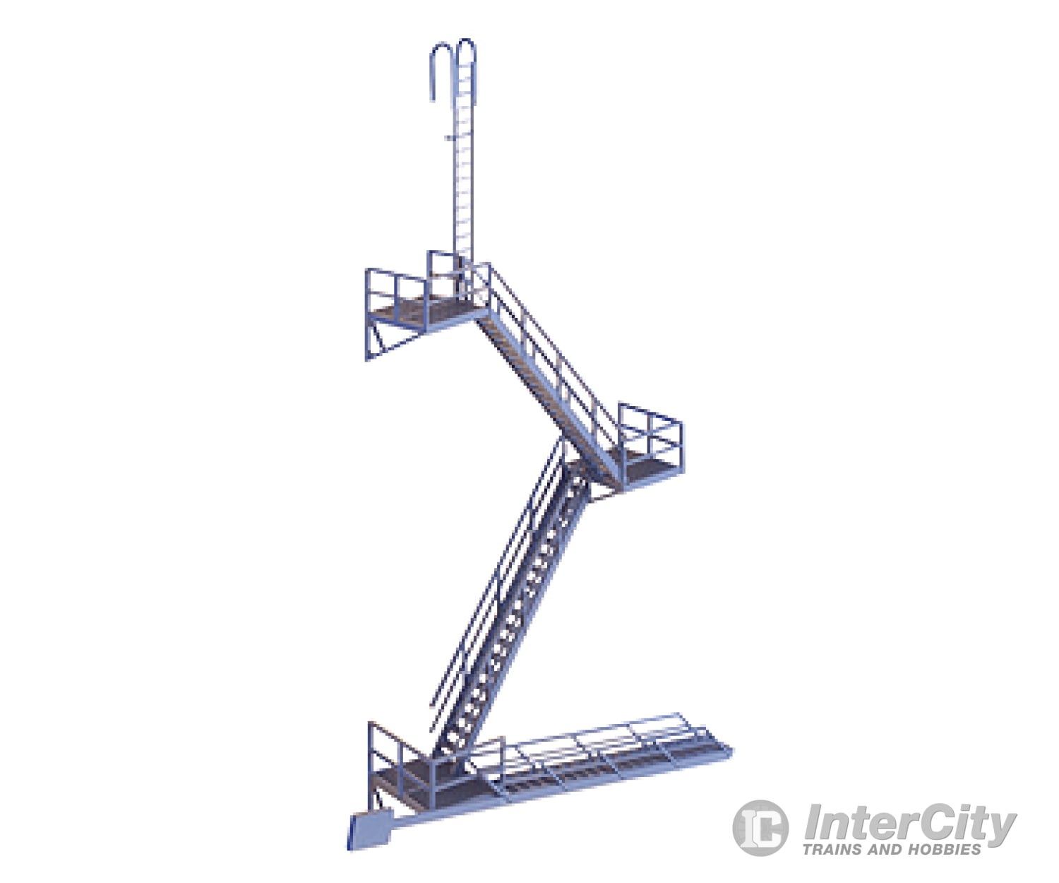 Walthers Cornerstone 3736 Modern Fire Escape -- Kit Scenery Details