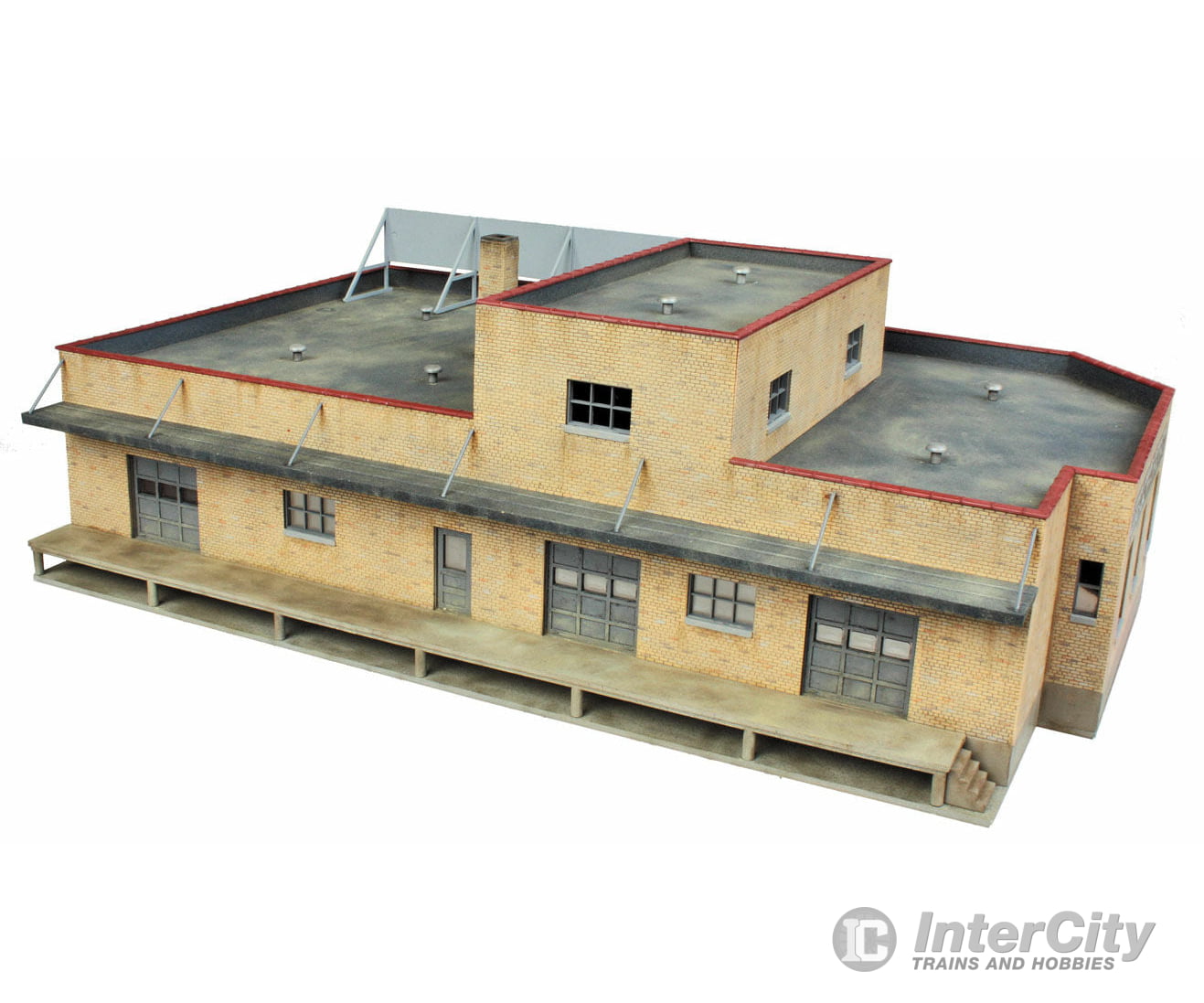 Walthers Cornerstone 3760 Grocery Distributor -- Kit - 12-13/16 X 9’ 32 22.5Cm Structures