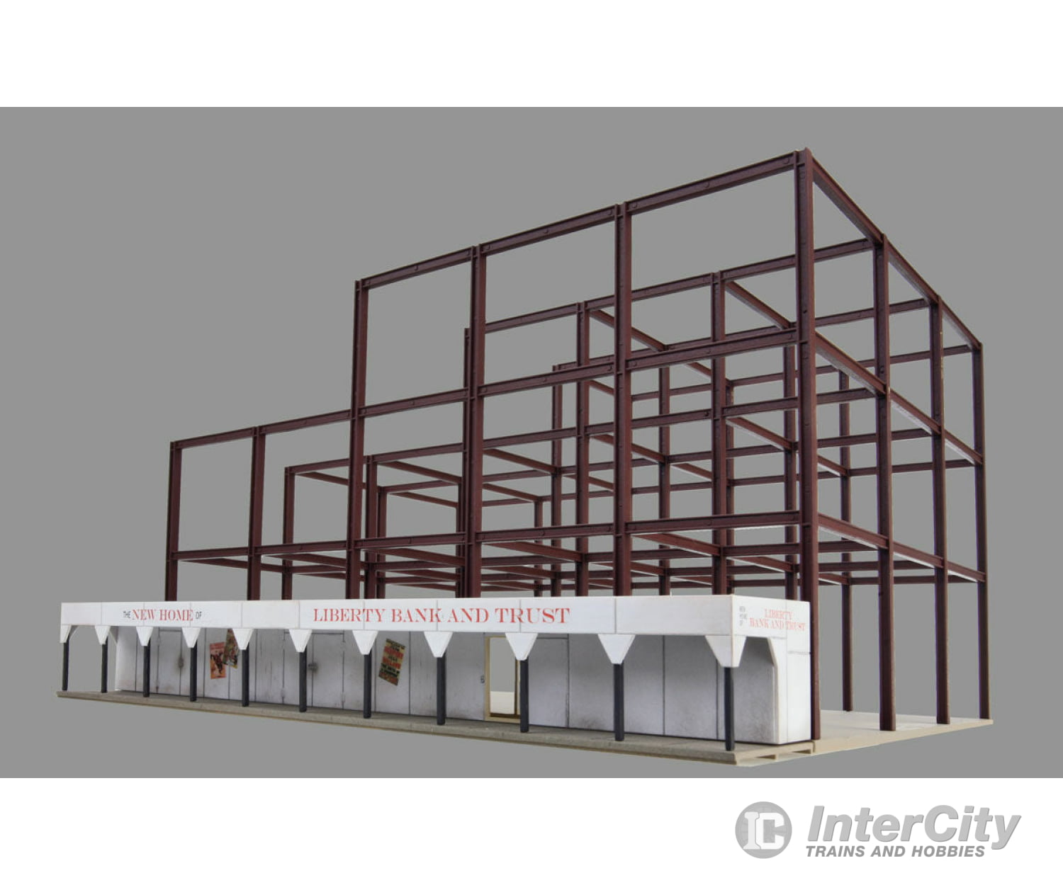 Walthers Cornerstone 3761 Skyscraper Construction Site -- Kit - 8-5/8 X 10-9/16 5-3/4’ 21.9 26.8