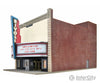 Walthers Cornerstone 3771 Rivoli Theatre -- Kit - 6-1/8 X 9-3/4 7-1/2’ 15.3 24.3 18.7Cm Structures