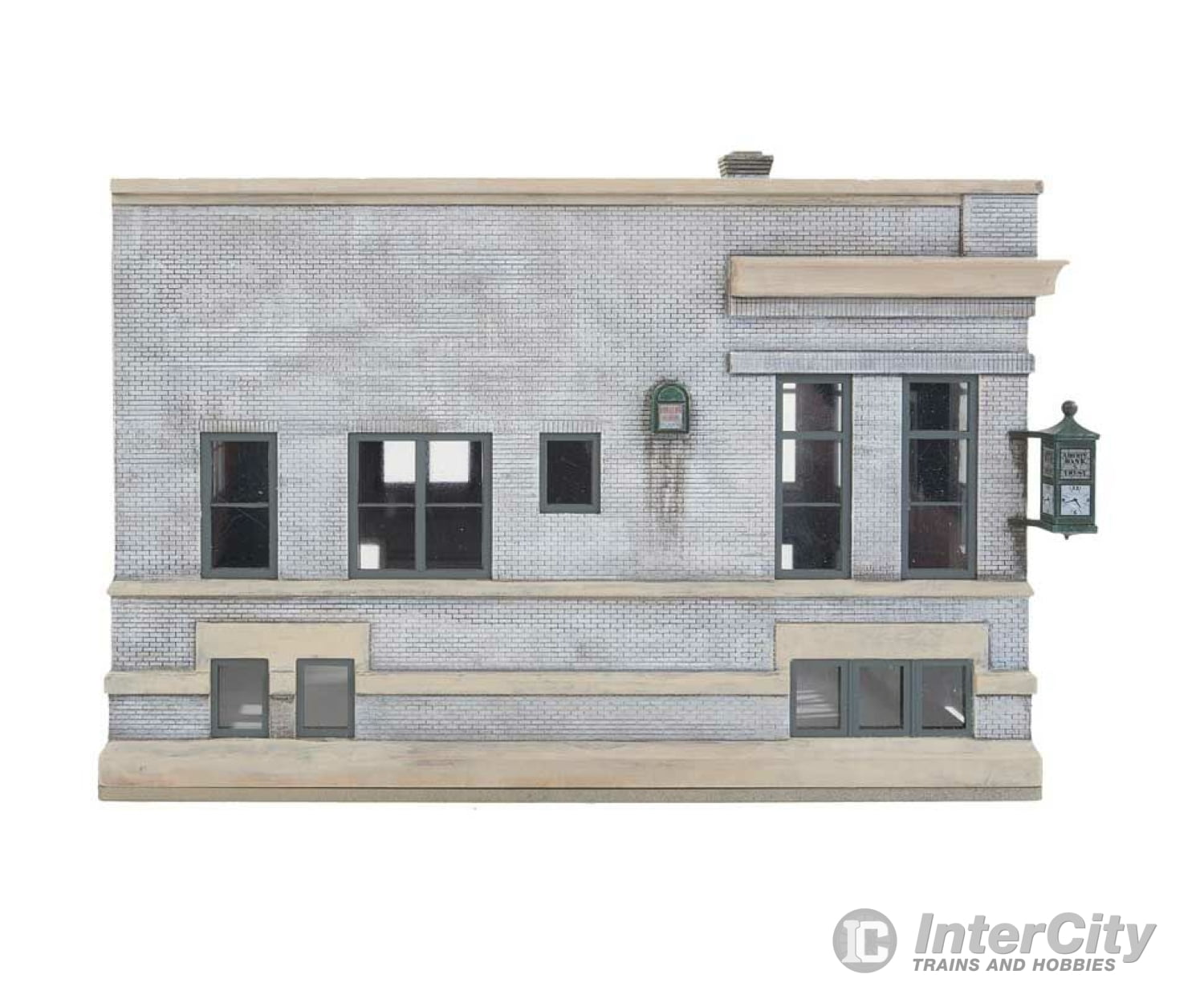 Walthers Cornerstone 3772 Liberty Bank & Trust -- Kit - 6-9/16 X 7-11/16 5’ 24.3 19.5 12.7Cm