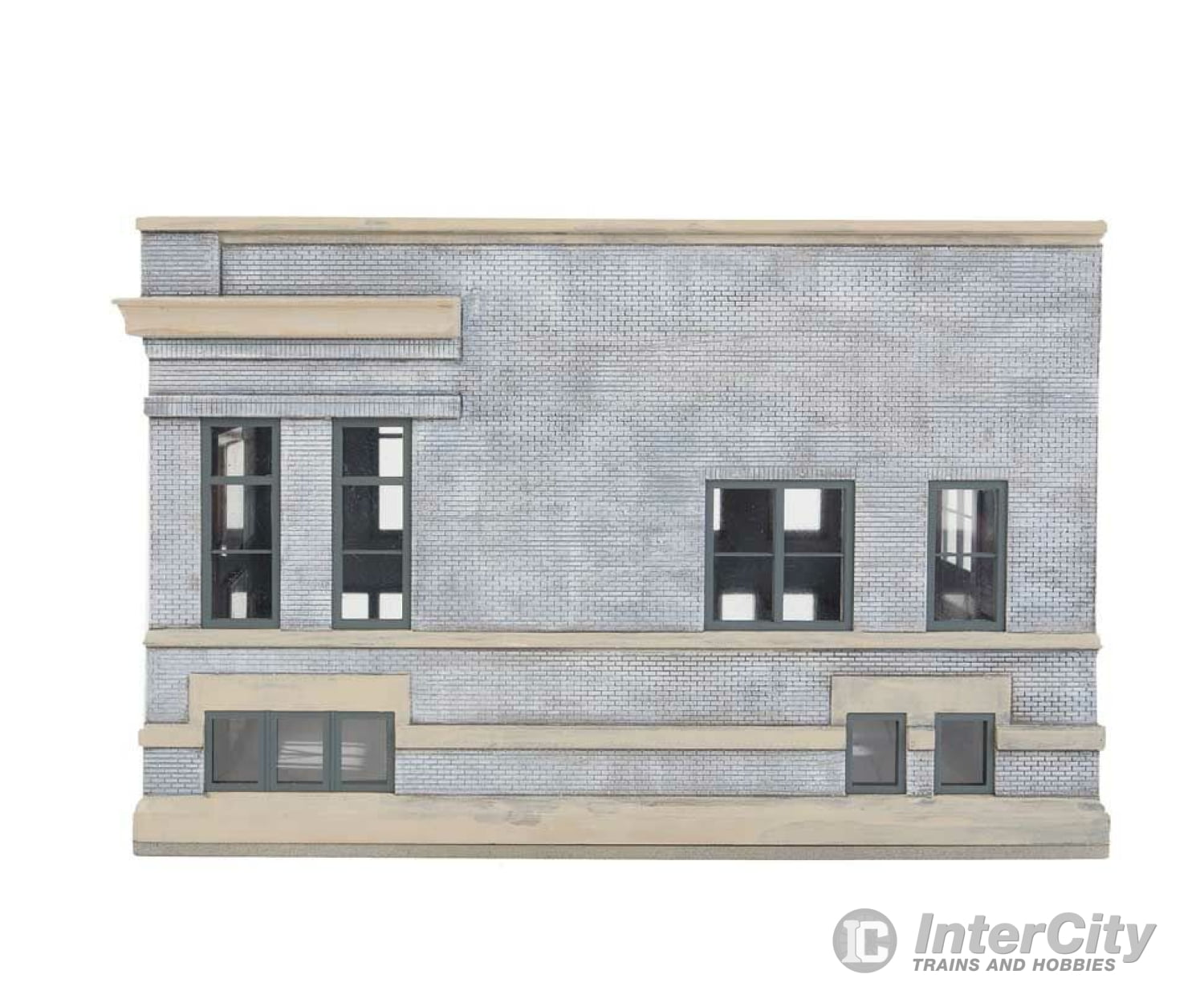 Walthers Cornerstone 3772 Liberty Bank & Trust -- Kit - 6-9/16 X 7-11/16 5’ 24.3 19.5 12.7Cm