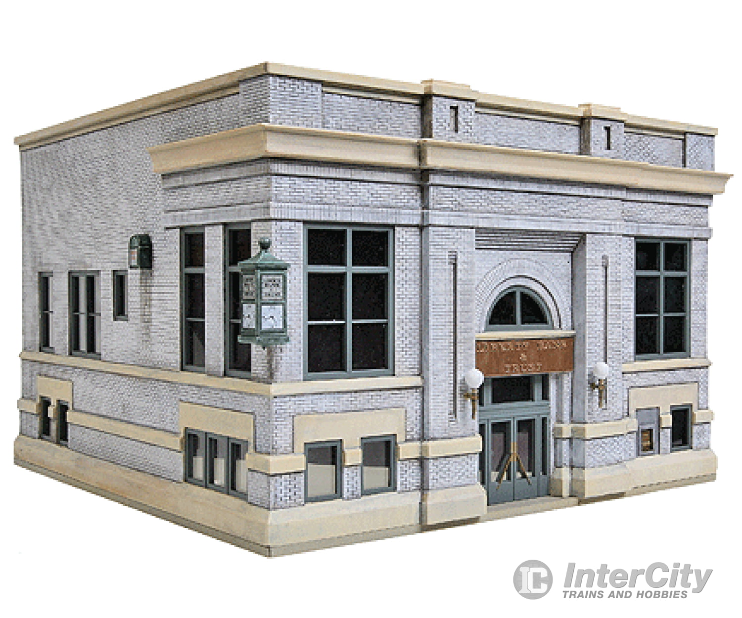 Walthers Cornerstone 3772 Liberty Bank & Trust -- Kit - 6-9/16 X 7-11/16 5’ 24.3 19.5 12.7Cm