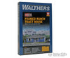 Walthers Cornerstone 3775 Framed Ranch Tract House -- Kit - 5-1/2 X 4-1/8 2-1/4’ 13.9 10.4 5.7Cm