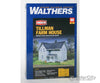 Walthers Cornerstone 3789 Tillman Farm House -- Kit - 4-11/16 X 4-1/4 4-3/8 11.9 10.7 11.1Cm