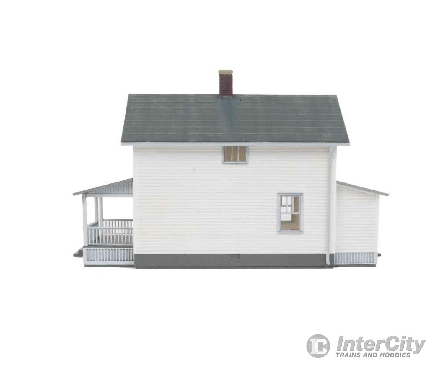 Walthers Cornerstone 3790 Company House Pkg(2) -- Kit - Each: 6-7/16 X 2-13/16 3-3/4’ 16.3 7.1