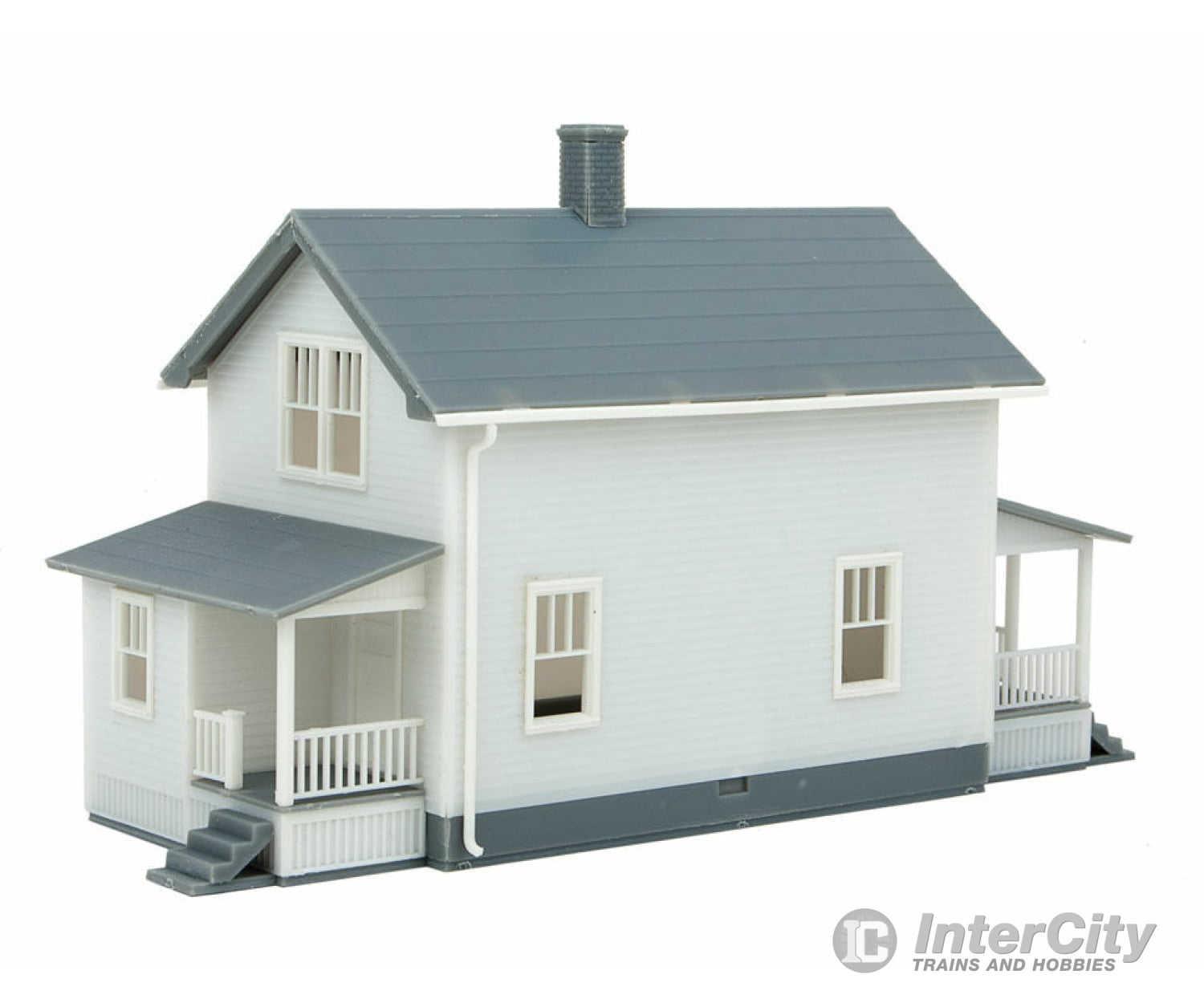 Walthers Cornerstone 3790 Company House Pkg(2) -- Kit - Each: 6-7/16 X 2-13/16 3-3/4’ 16.3 7.1