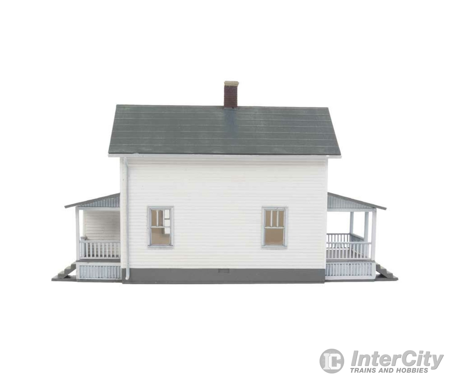 Walthers Cornerstone 3790 Company House Pkg(2) -- Kit - Each: 6-7/16 X 2-13/16 3-3/4’ 16.3 7.1