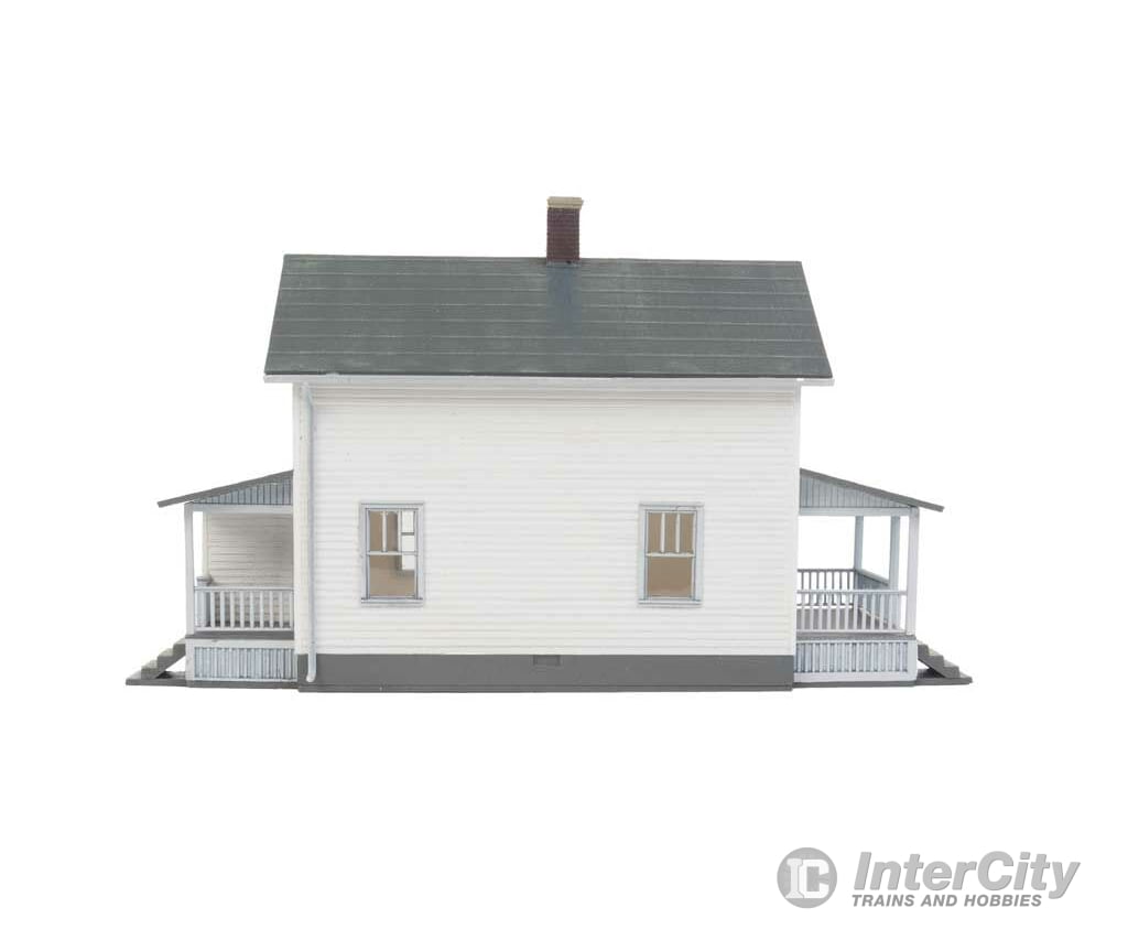 Walthers Cornerstone 3790 Company House Pkg(2) -- Kit - Each: 6-7/16 X 2-13/16 3-3/4’ 16.3 7.1