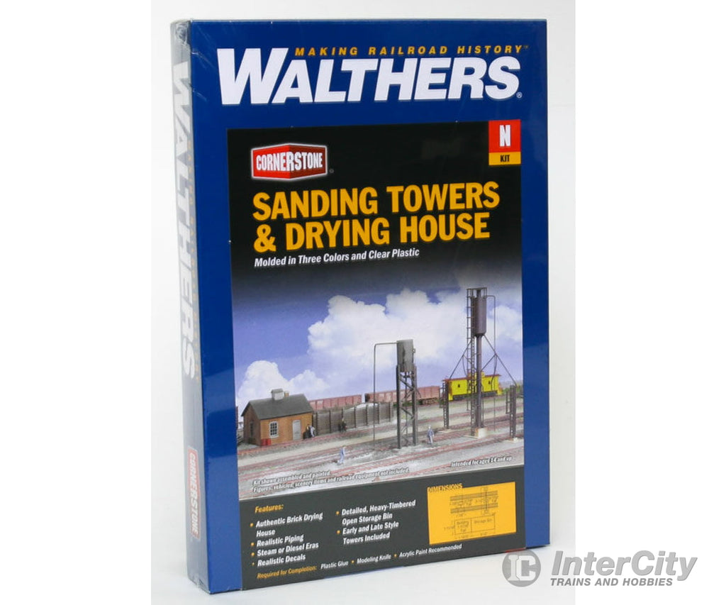 Walthers Cornerstone 3813 Sanding Tower & Drying House -- Kit Structures