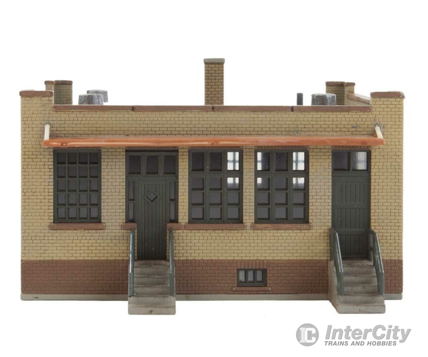 Walthers Cornerstone 3834 Industrial Office -- Kit - 3-5/8 X 2-1/4 1-3/4’ 9.2 5.7 4.4Cm Structures