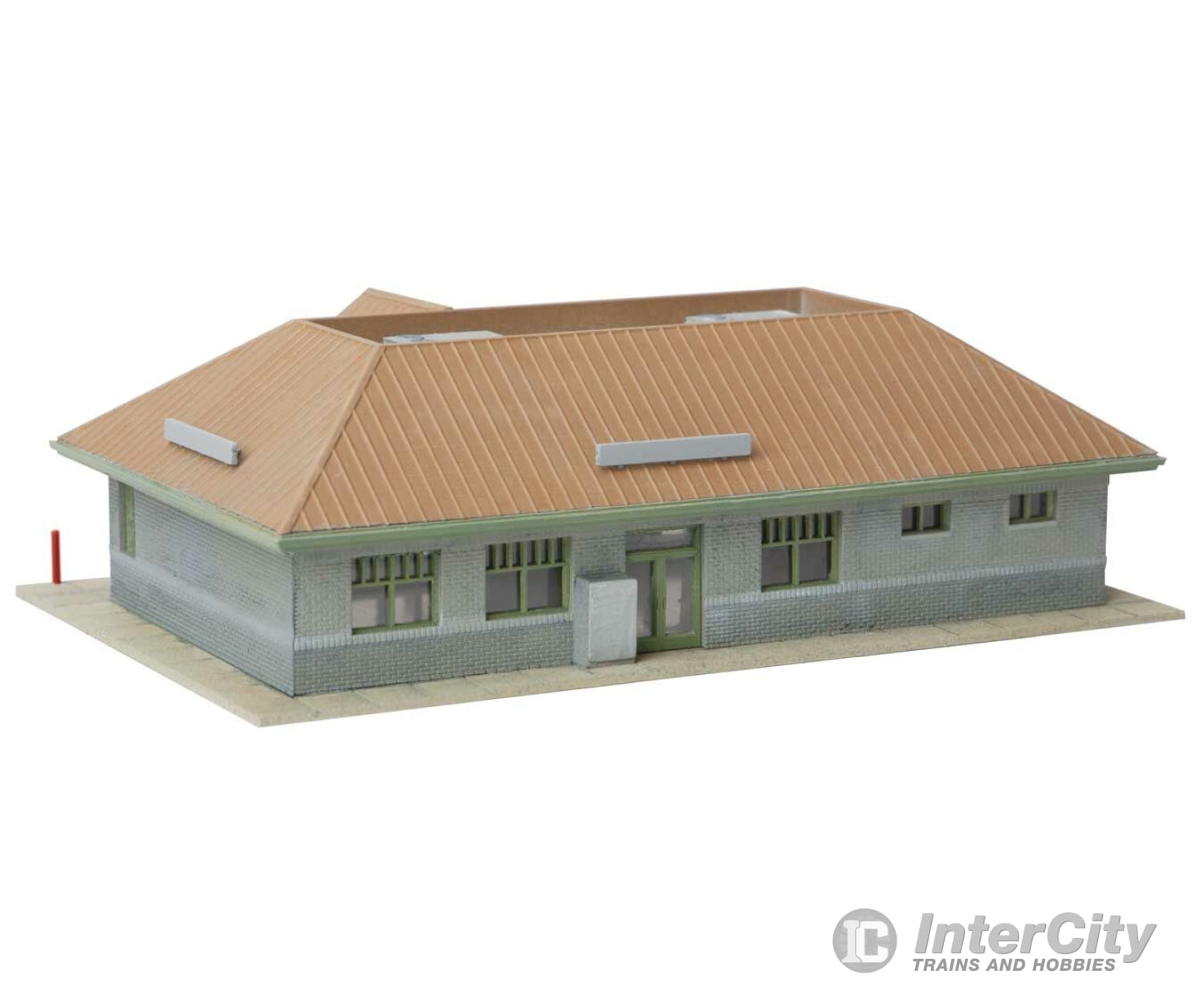 Walthers Cornerstone 3887 Modern Suburban Station -- Kit - 5-3/4 X 3-5/8 1-3/4’ 14.6 9.2 4.4Cm