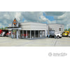 Walthers Cornerstone 4025 International Truck Dealership -- Kit - 8-7/8 X 12-1/4 3-7/8’ 22 31.1