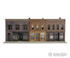 Walthers Cornerstone 4040 Merchant’s Row Iv -- Kit - 10-5/8 X 6-11/32 4-3/4’ 27 16.1 12Cm Structures