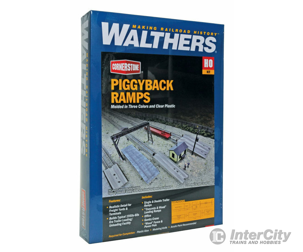 Walthers Cornerstone 4048 Piggyback Ramps -- Kit Structures