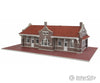 Walthers Cornerstone 4055 Brick Mission-Style Santa Fe Depot -- Kit - 11-5/16 X 6-7/16 3-3/4’