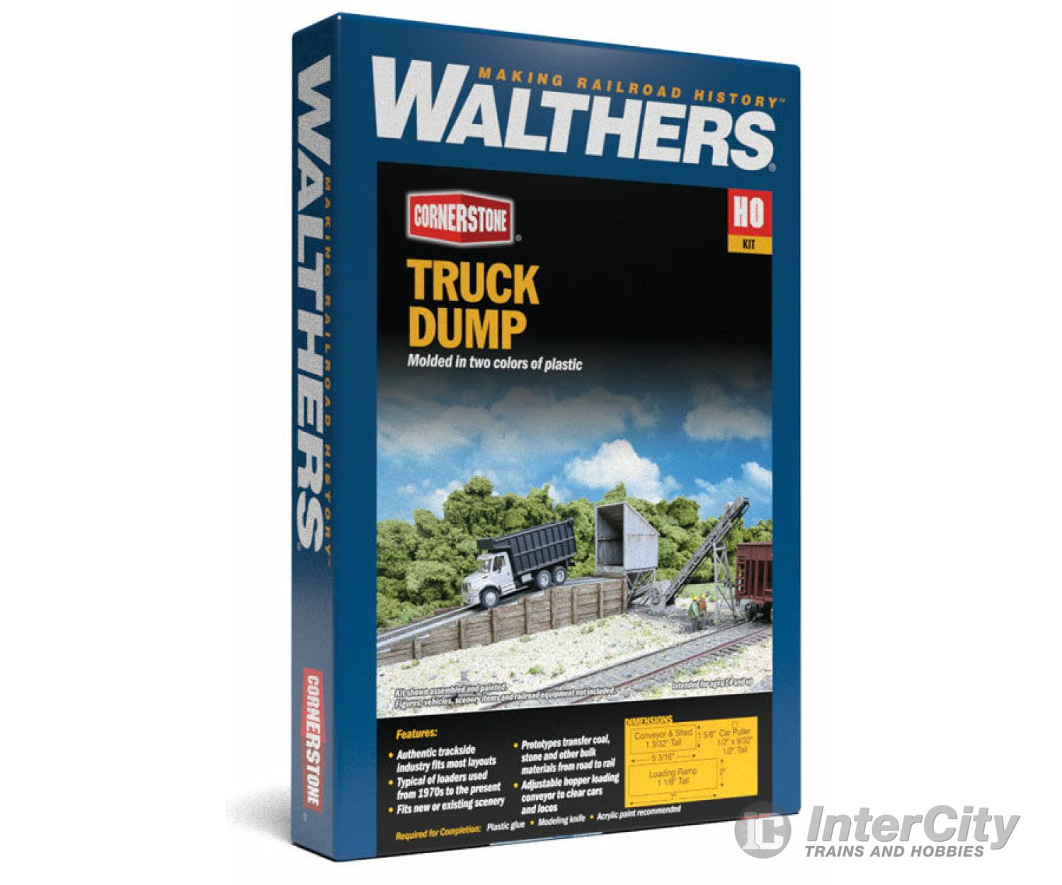 Walthers Cornerstone 4058 Truck Dump -- Kit Structures