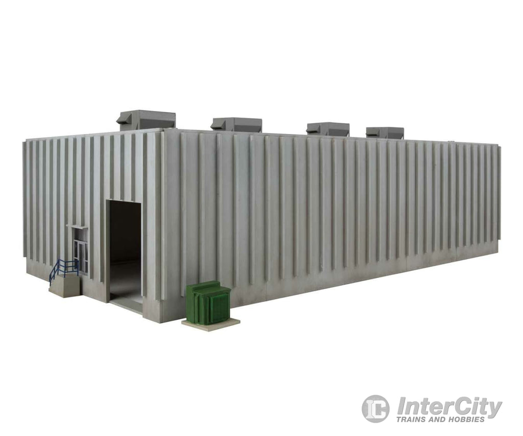 Walthers Cornerstone 4105 Modern Concrete Grocery Warehouse -- Kit - 16-7/8 X 8-11/16 4-1/2’ 42.8