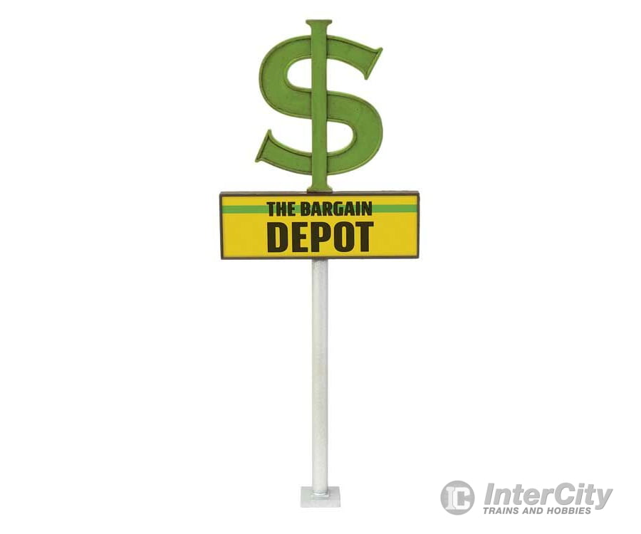 Walthers Cornerstone 4113 The Bargain Depot -- Kit - 8-9/16 X 9-15/16 2-7/8’ 22 25.2 7.3Cm