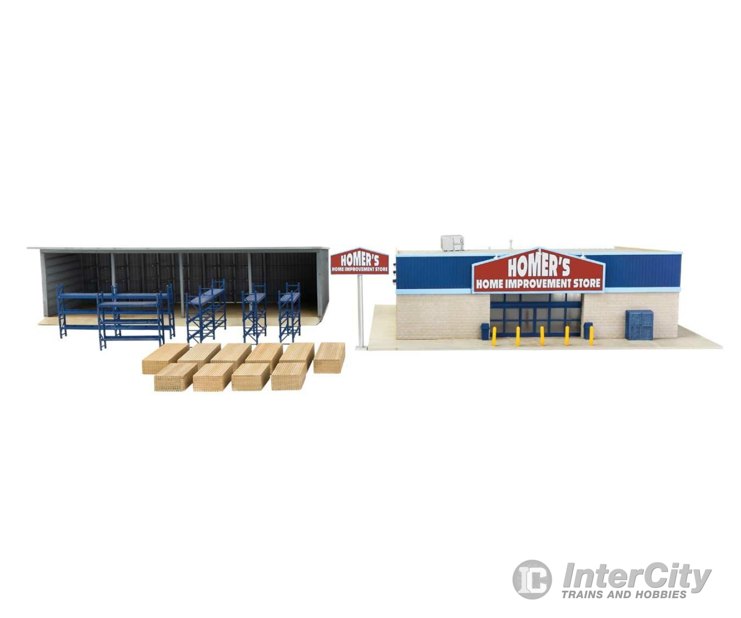 Walthers Cornerstone 4119 Hardware And Lumber Store -- Kit - Main Building: 8-7/8 X 9-15/16