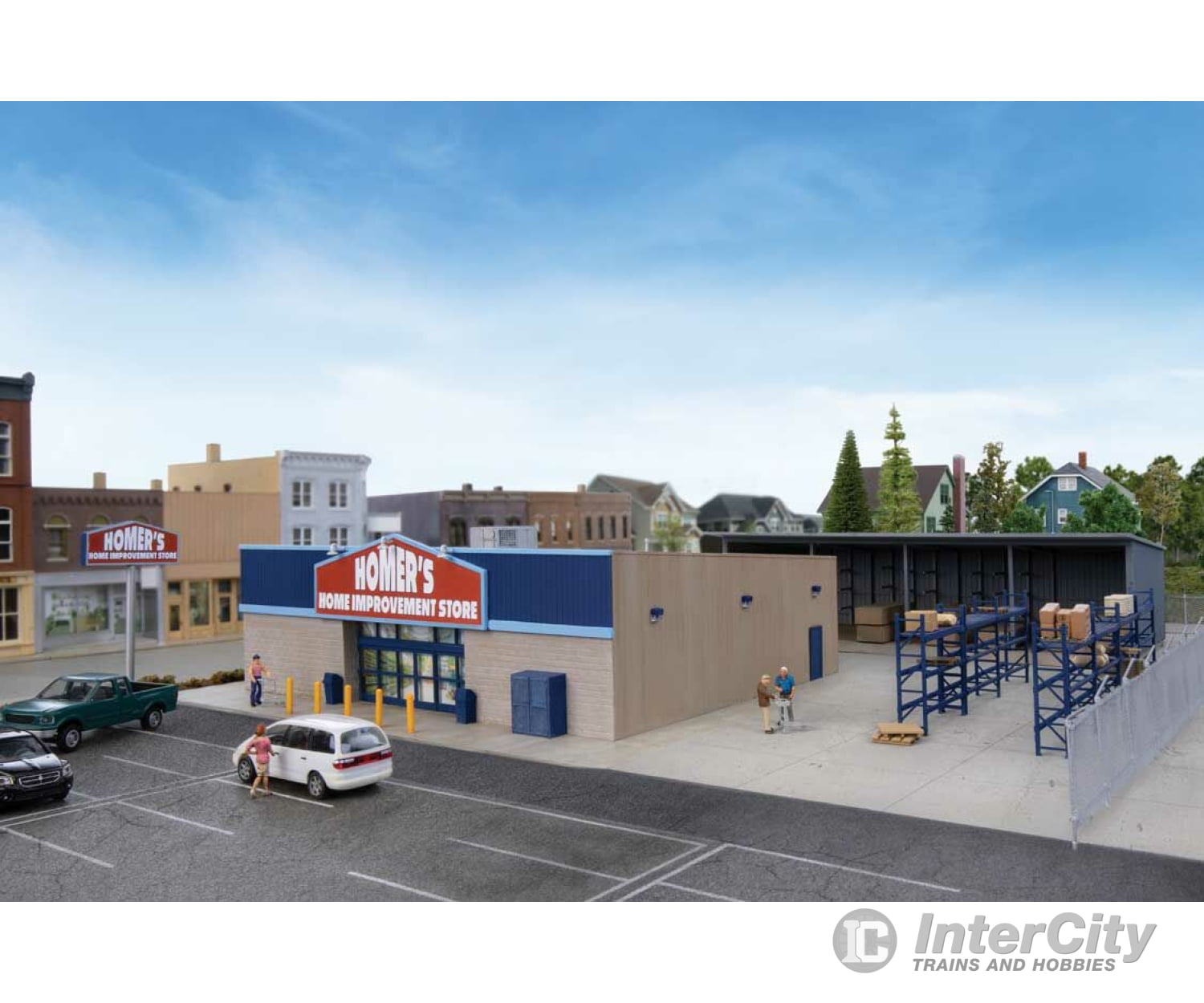 Walthers Cornerstone 4119 Hardware And Lumber Store -- Kit - Main Building: 8-7/8 X 9-15/16