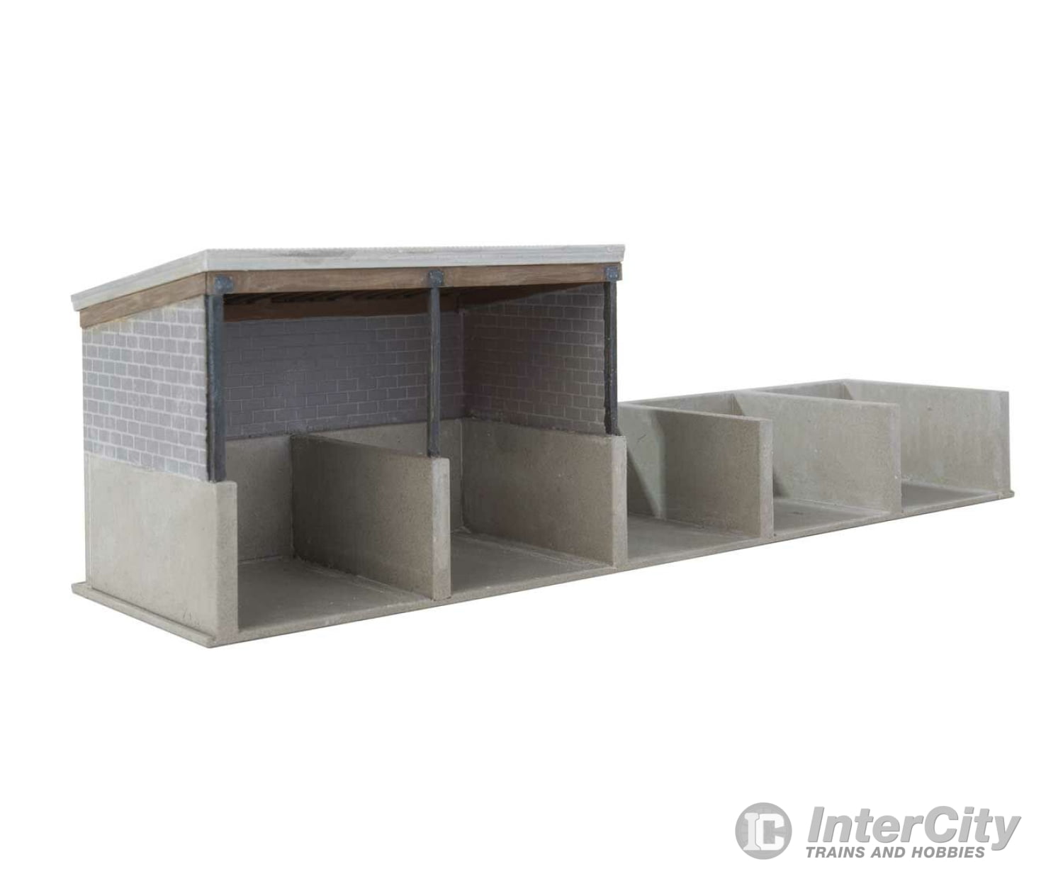 Walthers Cornerstone 4139 Bulk Material Storage -- Kit - 8-7/16 X 2-3/16 2-7/16’ 21.3 5.5 6.1Cm