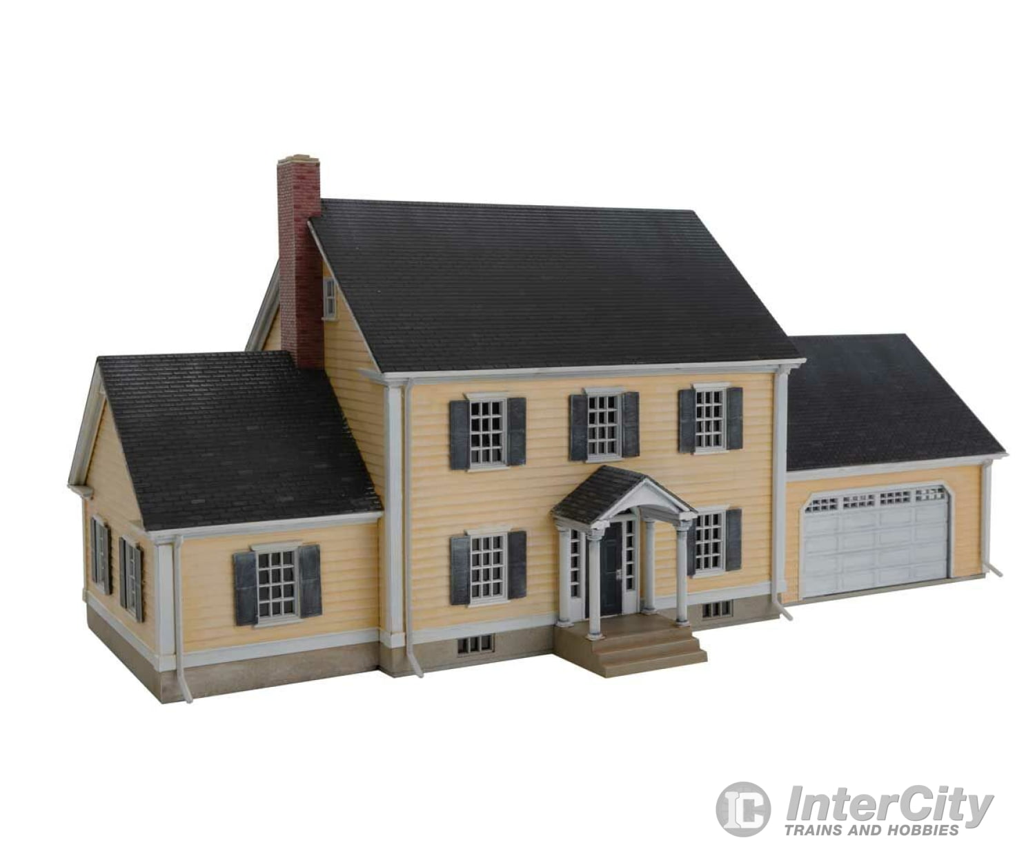 Walthers Cornerstone 4154 Executive House -- Kit - 9-15/16 X 5 4-3/4’ 25.2 12.7 12Cm Structures