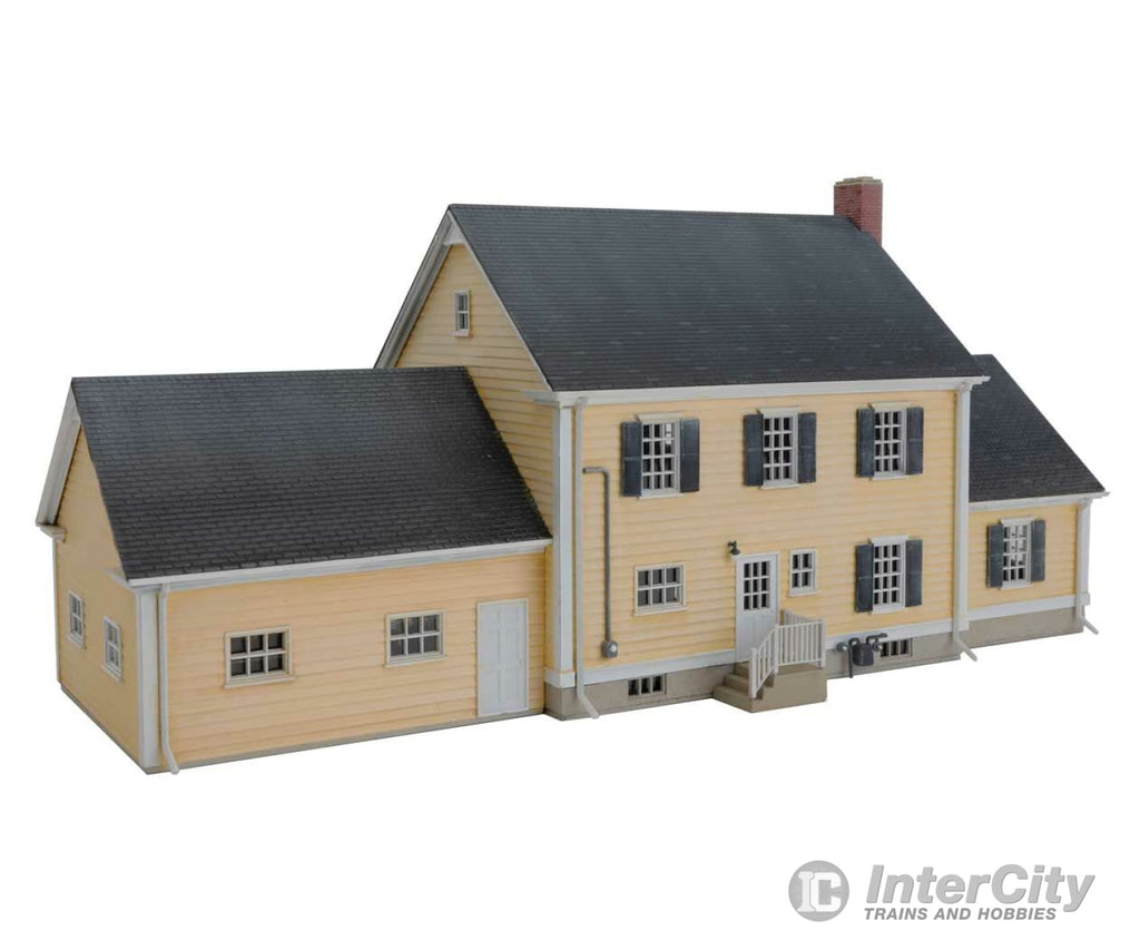 Walthers Cornerstone 4154 Executive House -- Kit - 9-15/16 X 5 4-3/4’ 25.2 12.7 12Cm Structures