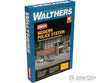 Walthers Cornerstone 4201 Modern Police Station -- Kit - 8 X 7-5/8 3’ 20.3 19.3 7.6Cm Structures