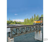 Walthers Cornerstone 4520 109’ Single-Track Pratt Deck Truss Railroad Bridge -- Kit - 15 X 2-5/8