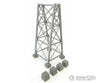 Walthers Cornerstone 4554 Steel Railroad Bridge Tower -- Kit - 4-7/16 X 4-1/2 11’ 11.3 11.4